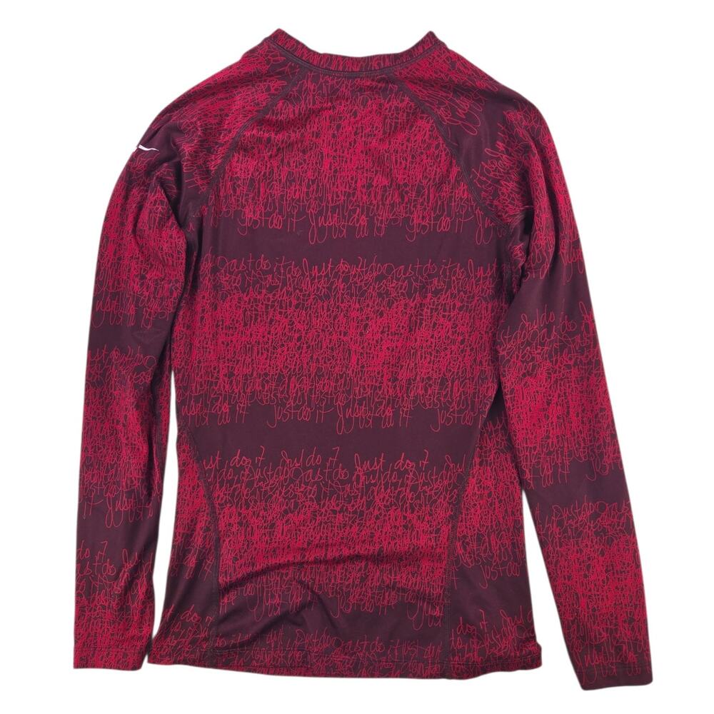 Nike | Red, Just Do It, Therma Fit Compression Shirt | Size Small - Picture 5 of 5